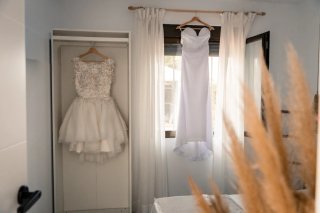 Vestido de Novia Corto Blanco