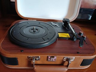 Tocadiscos Vinilo Portátil Vintage sin estrenar