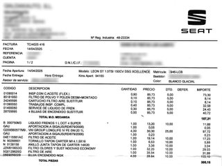 SEAT León ST 1.5 EcoTSI S&S Xcellence DSG 110 kW (150 CV)