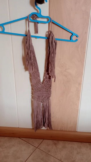 Collar tejido para mujer