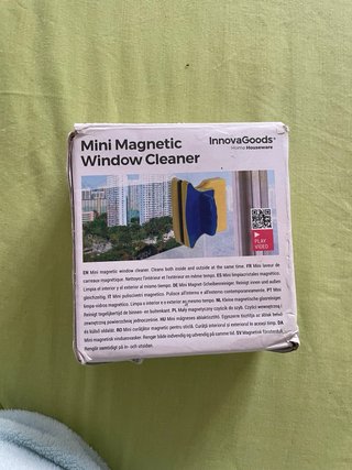 Limpiador de ventana con iman