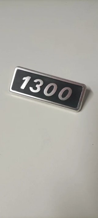 Stemma Fregio Scritta 1300 BOMISA Originale