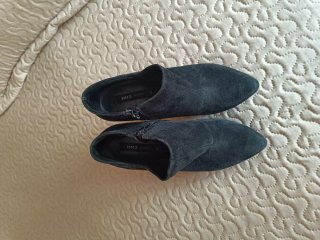 Botines de ante negros Mango Talla 37