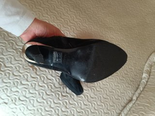 Botines de ante negros Mango Talla 37