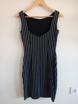 Vestido Vintage iKiTo Rayas Talla M años 90