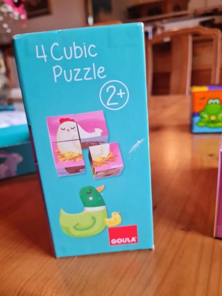 2 Sets de Puzzles Cúbicos Infantiles