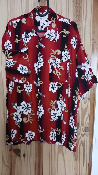 Camisa Hawaiana TOMO Aloha Talla L – Estampado