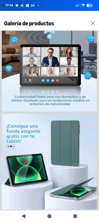 Tablet 10 Pollici 128GB Android 15