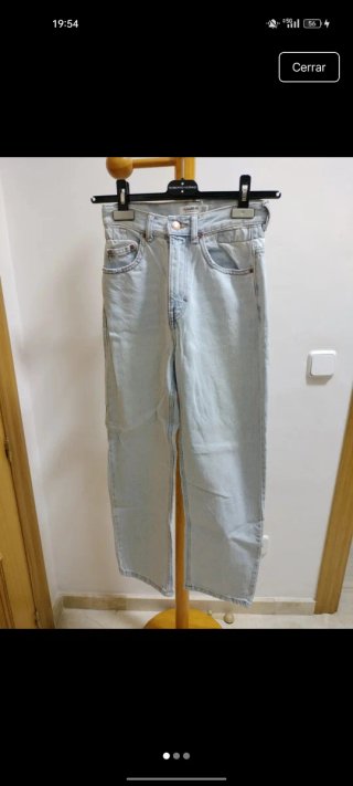 Pantalón vaquero claro Pull&Bear