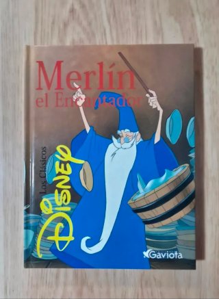 Clásico cuento Disney.Merlín el encantador.GAVIOTA