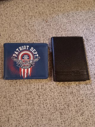 2 Carteras Hombre (Negra y Azul)