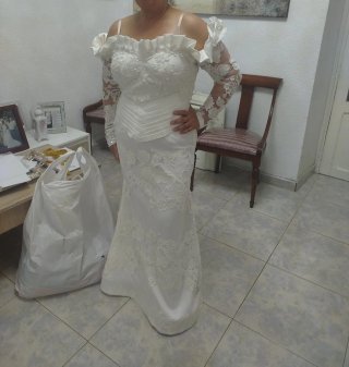 Vestido blanco boda gitana