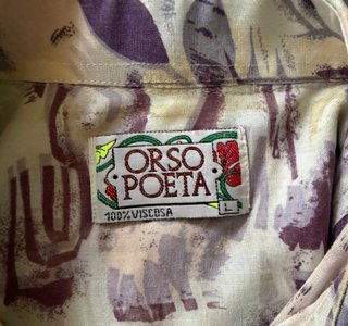 Camisa Vintage Orso Poeta Talla L