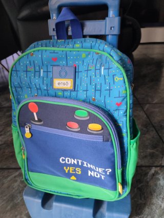 Mochila y estuche con carro de transporte