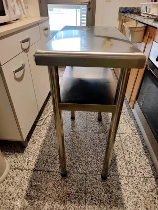 Mesa industrial de cocina