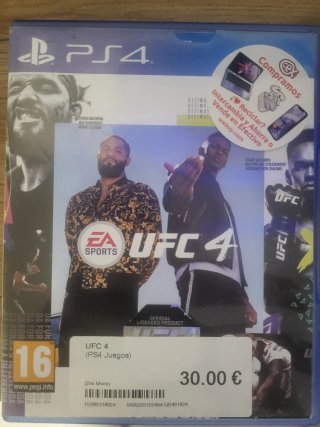 Juego PS4 UFC 4