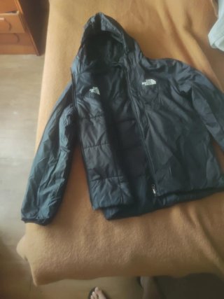 Chaqueta The North Face reversible negra vintage