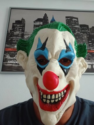 Máscara de Payaso para Halloween