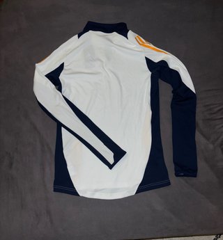 Sudadera Real Madrid Adidas blanca y azul