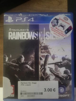 Juego PS4 Rainbow Six: Siege