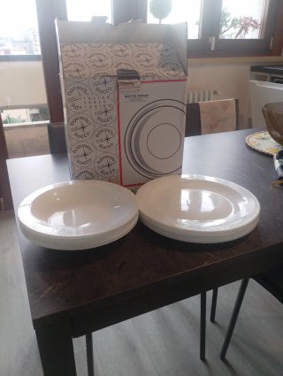 Set 12 Piatti Bormioli Rocco White Moon
