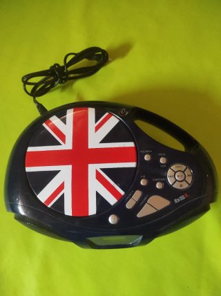 Radio CD BSL con diseño Union Jack