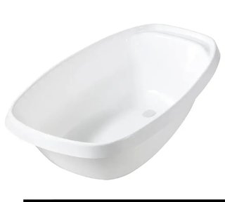 Orthex Bañera de 50 L con tapón | Blanco | Bañera
