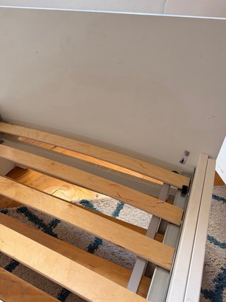 2 Camas Extensibles IKEA Blancas + Somier