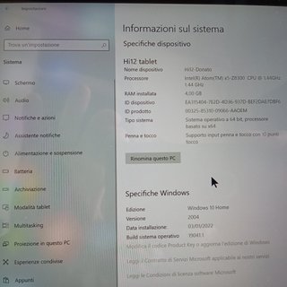 Tablet Mini-PC 12 Android + Windows 10