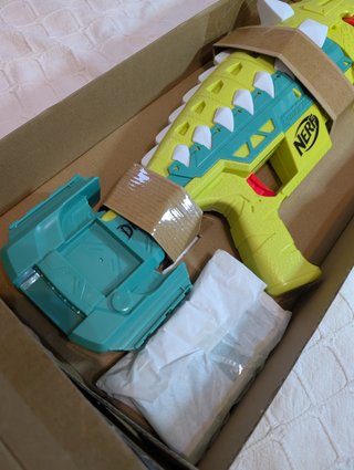 Pistola Nerf DinoSquad Rex-Rampage nueva en caja