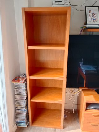 Librería de Madera Marrón