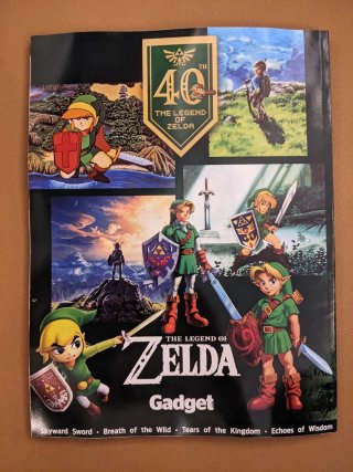 Revista Gadget Zelda 40 aniversario