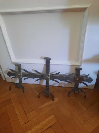 Perchero de Pared de Hierro Forjado