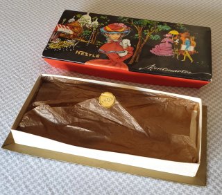 Antigua Caja Cartón Nestlé Montmartre (Años 60/70)