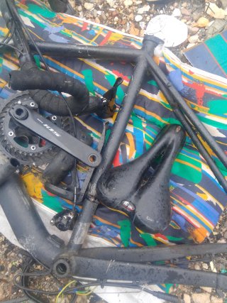 Cuadro de Bicicleta Negro