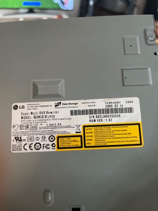 Grabadora / Lectora Interna de DVD LG Super Multi