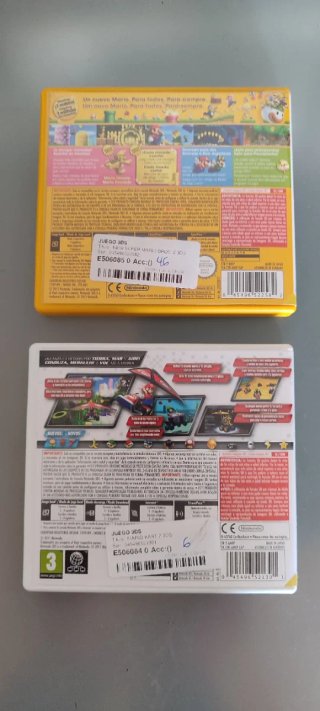 Mario Kart 7 y New Super Mario Bros 2. 3DS