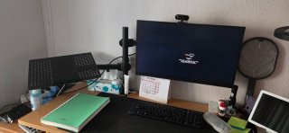 Monitor Samsung 24" + Soporte Monitor y Portátil