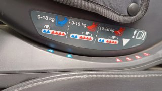 Silla coche  para coches con o sin Isofix..