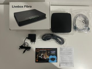 Router Livebox Fibra Orange + Decodificatore TV