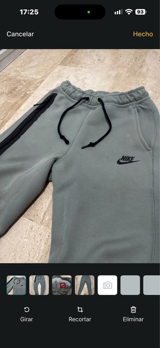 Pantalón Nike Tech Gris Talla XS
