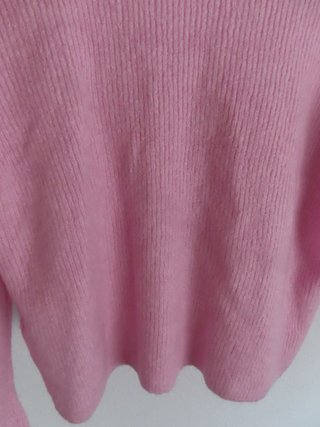 Jersey ZARA pico rosa bebé punto talla única