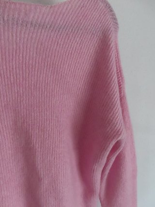 Jersey ZARA pico rosa bebé punto talla única