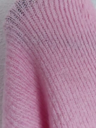 Jersey ZARA pico rosa bebé punto talla única