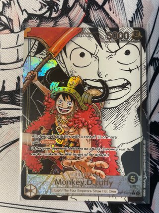 Carta Monkey D. Luffy Leader Manga OP17-079