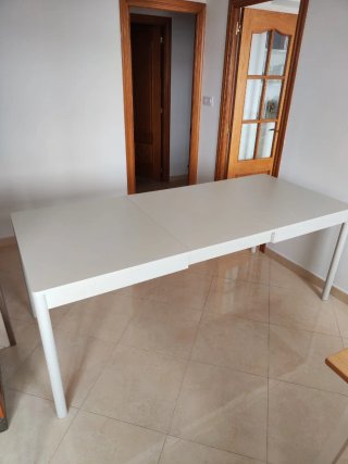 Mesa Extensible Blanca  Ikea Tondstad