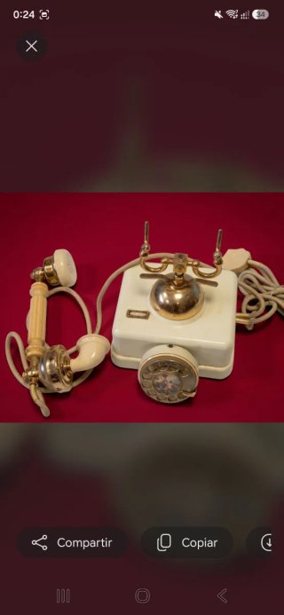 Teléfono antiguo modelo ESTILO años 70 Telefonica