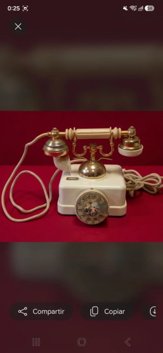 Teléfono antiguo modelo ESTILO años 70 Telefonica