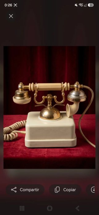 Teléfono antiguo modelo ESTILO años 70 Telefonica