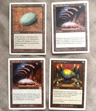 Cartas Magic: Huevo de Dingus  artefacto